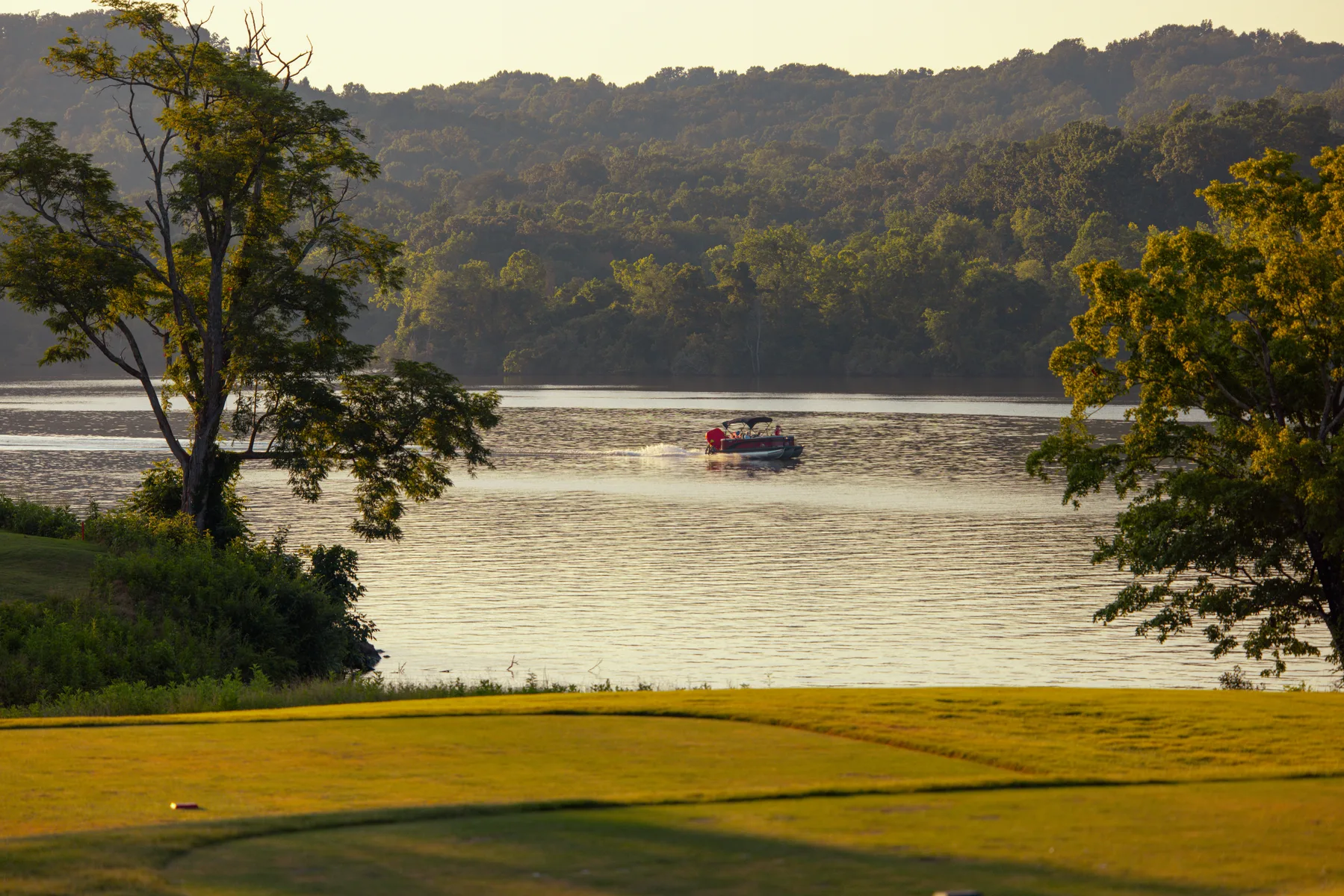 Sunset over Watts Bar Lake in East Tennessee