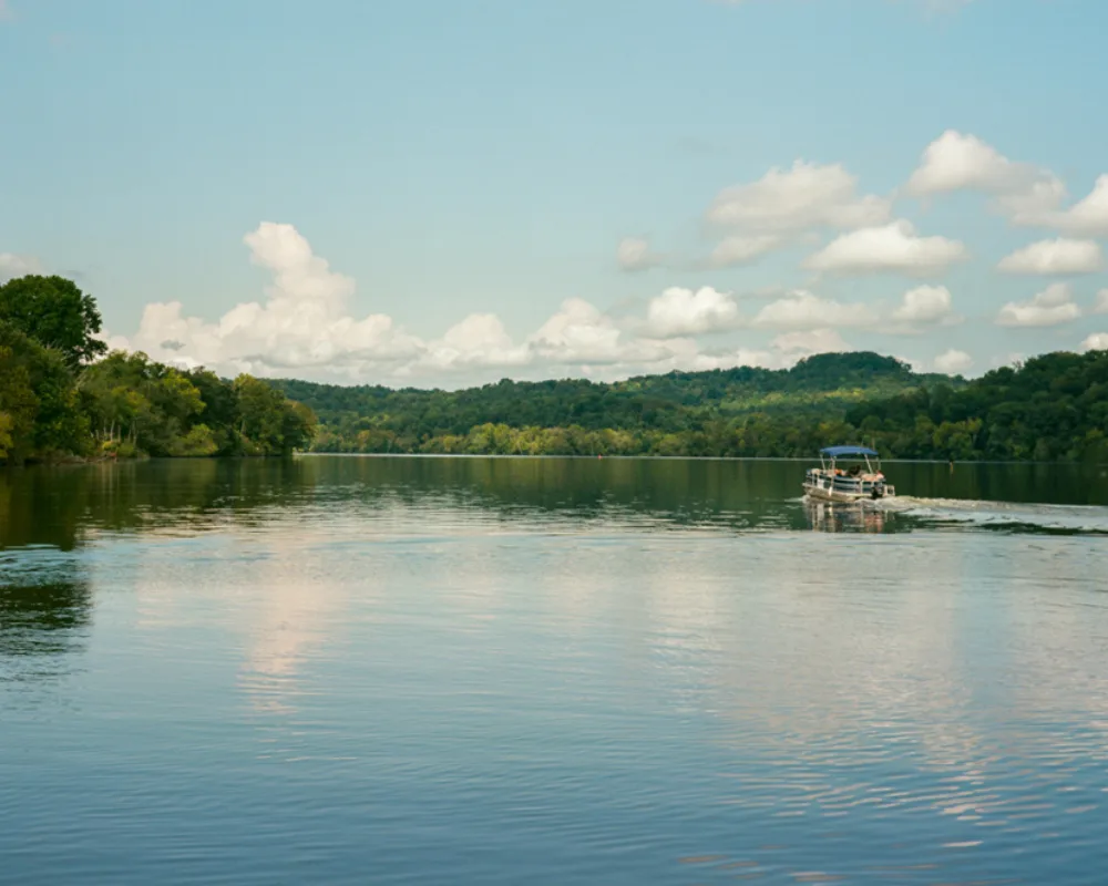 Private boat slips on Watts Bar Lake at Tennessee National
